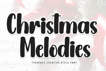 Christmas Melodies Script font