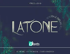 Latone font