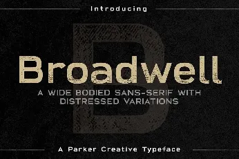 Broadwell font