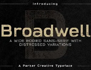 Broadwell font