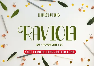 Raviola Freebies font