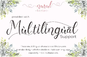 Nurul Script font