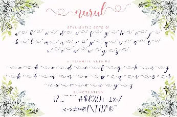 Nurul Script font