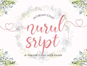 Nurul Script font