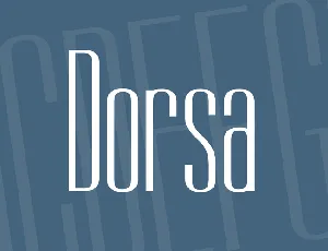 Dorsa font