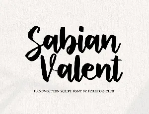 Sabian Valent font