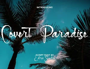 Covert Paradise font