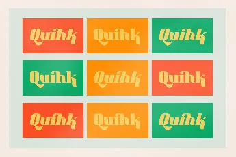 Quihk font