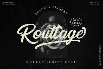 Routtage font