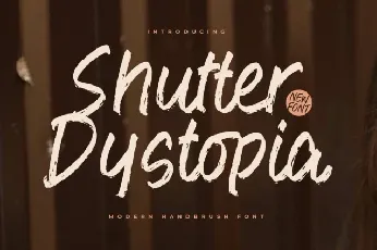 Shutter Dystopia font