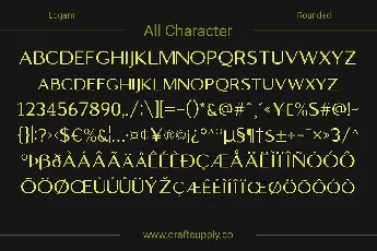 Logam Rounded font