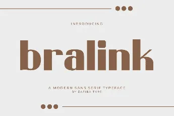 Bralink font