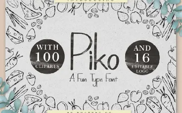 Piko A Fun Type font