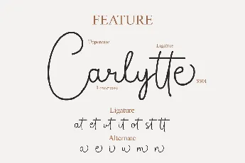 Carlytte Demo font