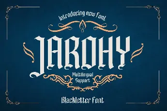 JAROHY font