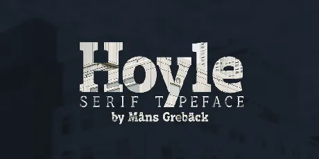 Hoyle PERSONAL USE ONLY font