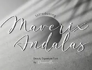 Maverix Andalas font