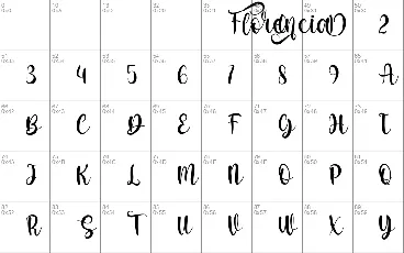 Florencia font