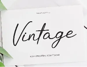 Vintage font