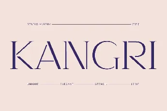 Kangri font