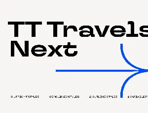 TT Travels Next font