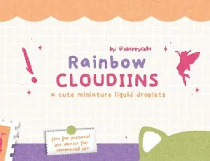 Cloudiins Display font