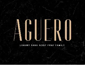 Aguero font