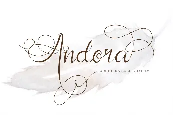 Andora font