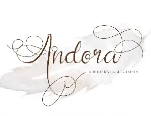 Andora font