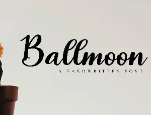 Ballmoon font