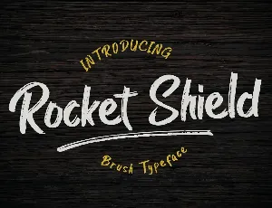 Rocket Shield font