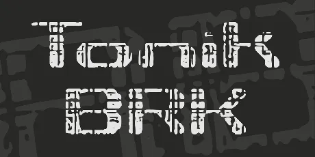 Tonik BRK font