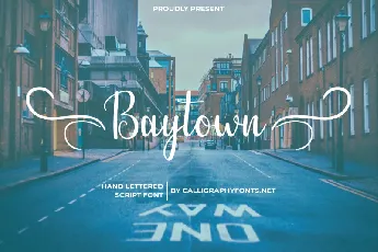 Baytown font