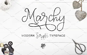 Marchy Script font