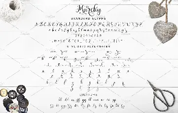 Marchy Script font