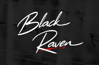 Black Raven font