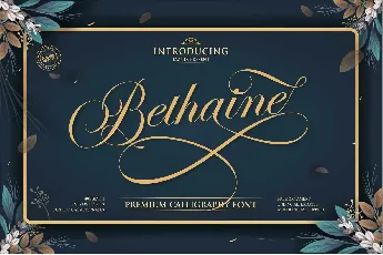 Bethaine font