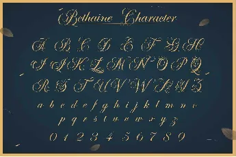 Bethaine font