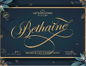 Bethaine font