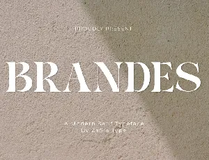 Brandes font