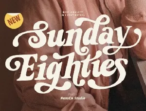 Sunday Eighties font