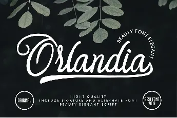 Orlandia font