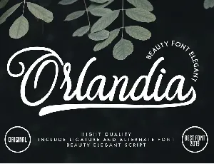 Orlandia font