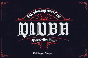 QIUBA font