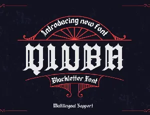 QIUBA font