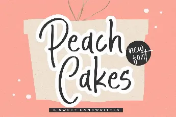 Peach Cakes font