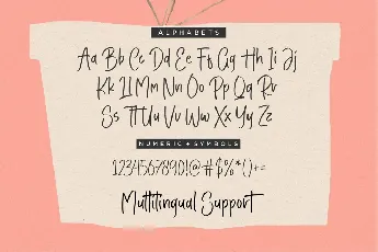 Peach Cakes font