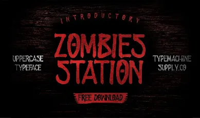 ZOMBIES STATION font