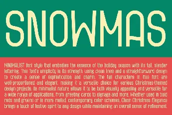 SNOWMAS font