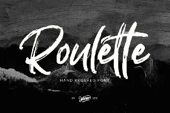 Roulette Brush font